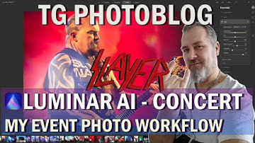 Luminar AI - My Event/Concert Photo Workflow - Tutorial