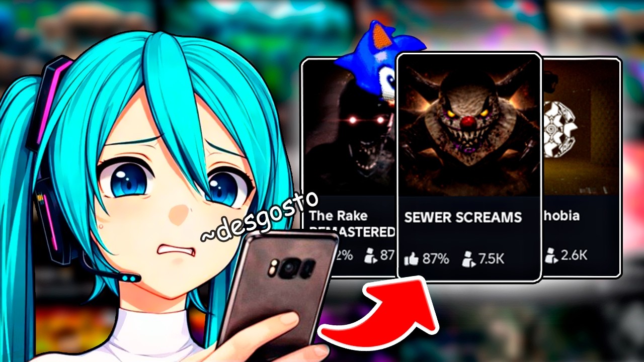 os MELHORES jogos de terror do ROBLOX (mais ou menos...)
