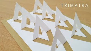 Membuat Trimatra Sederhana dengan Bahan Kertas