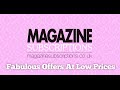 Women's Magazines - Fabulous Offers Women's Magazines - Fabulous Offers