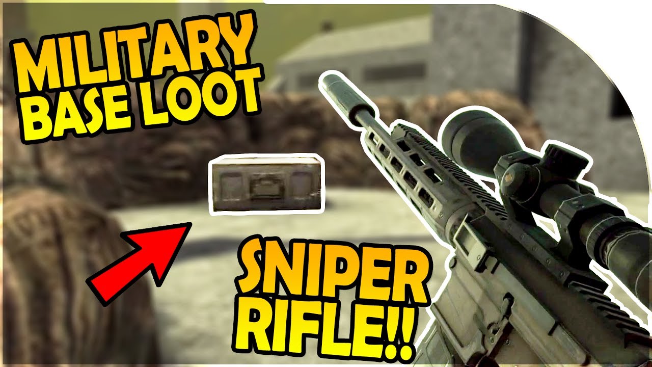 SNIPER RIFLE! - MILITARY BASE LOOT IS AMAZING! - 7 Days to Die Alpha 16