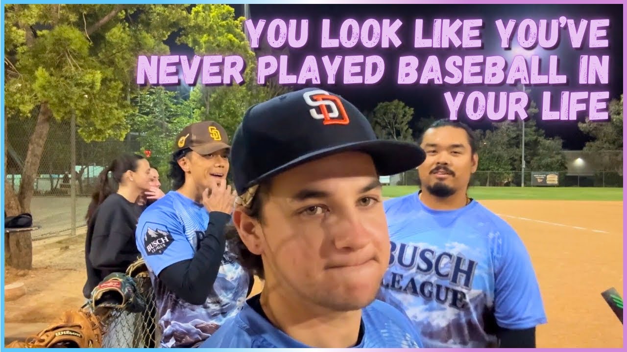You look like you've never played baseball in your life