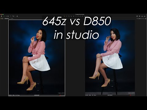 Nikon D850 vs Pentax 645z in Studio feat. Guam Model Danica Baron