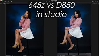 Nikon D850 vs Pentax 645z in Studio feat. Guam Model Danica Baron
