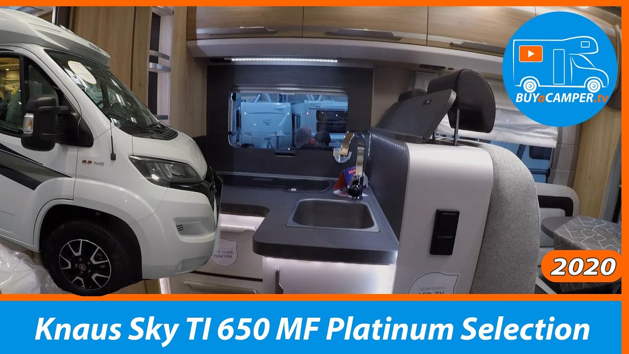 VERY POPULAR GERMAN SEMI-INTEGRATED | Knaus Sky TI 650 MF Platinum Selection | Motorhome Tour