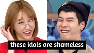 Kpop idols who don't care about their image anymore