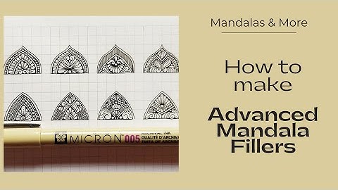 ADVANCED MANDALA FILLERS PART-1 | #mandalapatterns #mandalapatternstutorials #mandalatutorial