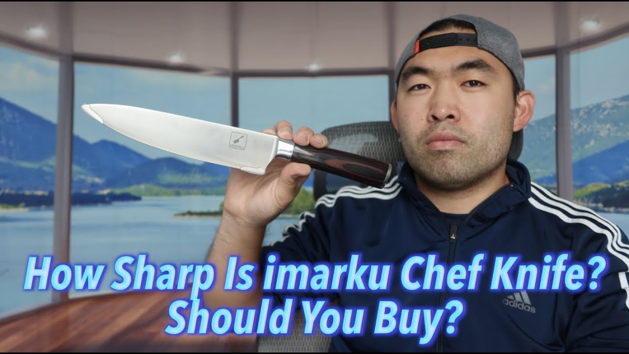 imarku 8 Japanese Hammered Chef's Knife