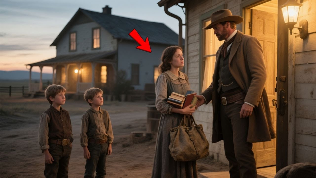 Rich Cowboy Needed a Mother for His Sons — And a Poor Teacher Needed Shelter
