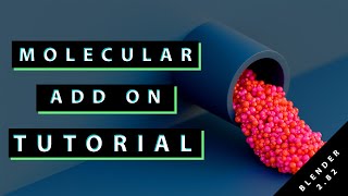5 MINUTE PARTICLE TUTORIAL WITH MOLECULAR ADDON IN BLENDER 2.82!
