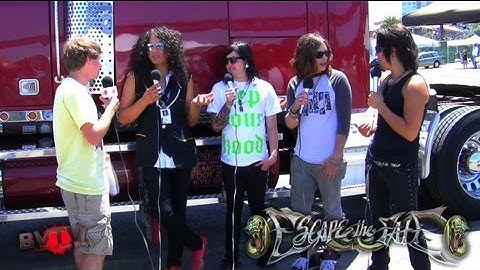 Escape The Fate Interview at Warped Tour 