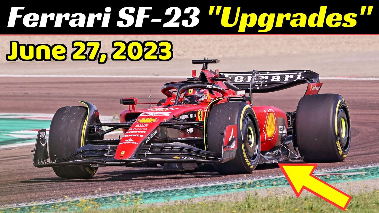 Ferrari SF-23 "Upgrades" - Filming Day with Carlos Sainz #55 at Pista di Fiorano, June 27, 2023