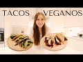 TACOS VEGANOS: Saludables, ricos y fácil de hacer.