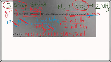 3 step Stoichiometry review