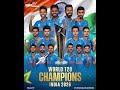 CHAMPIONS OF THE WORLD! 🌍🔥 #india #champion #cricket #winner