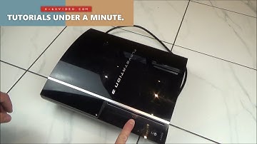 How to do a FAN TEST on a PS3 Fat