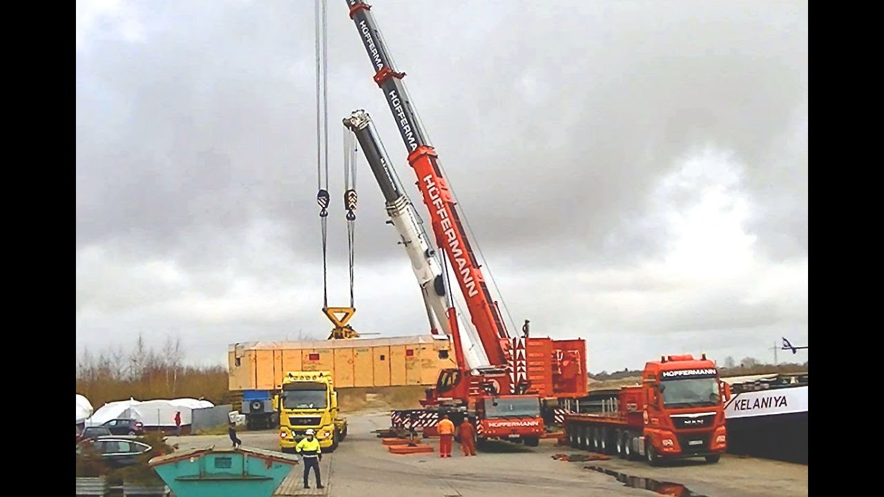 Autokran Tandemhub Liebherr LTM 1350-6.1 + Grove GMK 6300L / Cranes tandem lifting