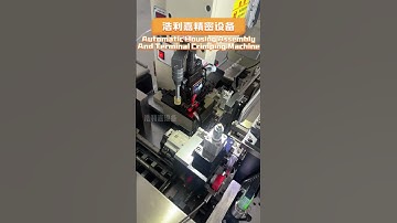 Automatic terminal crimping and housing connector assembly machine - Suzhou Crown