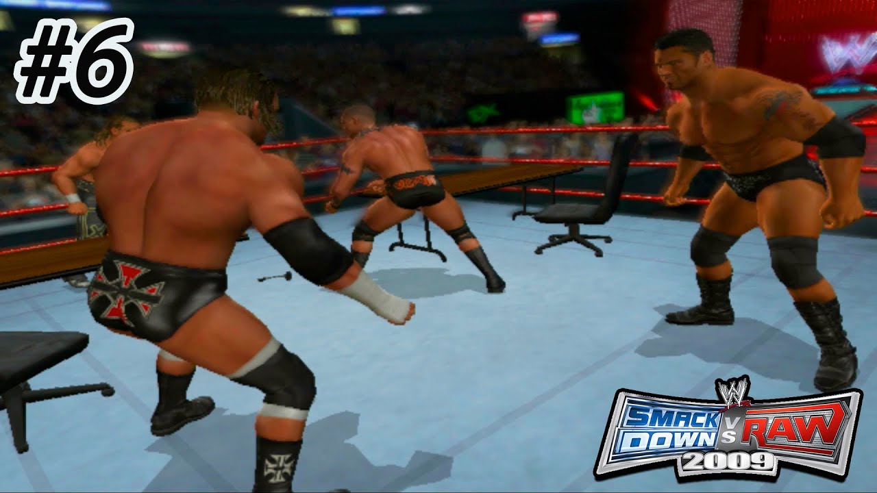 DX vs Evolution lucha de mesas [Triple H] [EP6] [WWE SmackDown vs. Raw ...
