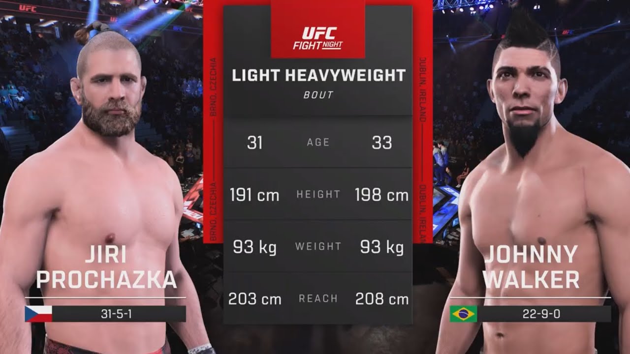 Jiri Prochazka vs Johnny Walker | UFC 5 Full Fight