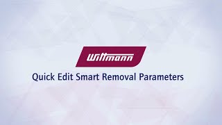Quick Edit Smart Removal Parameters