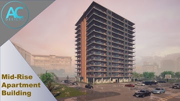 Mid Rise Apartment Building | Revit and Twinmotion Tutorial