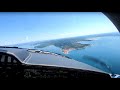 Diamond DA62, (4K) Arrival and Landing in Portoroz (LJPZ) on the Gulf of Venice