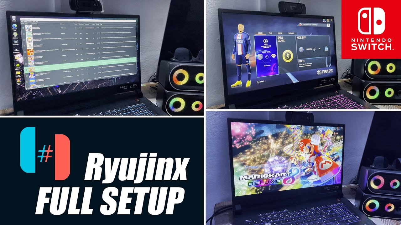 RYUJINX - EMULADOR DE NINTENDO SWITCH PARA PC! tutorial 