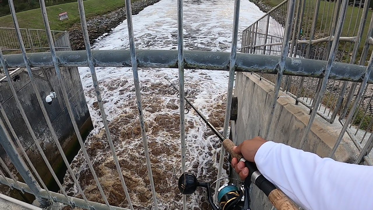 Fishing A BIG Spillway