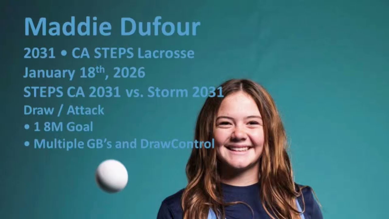 2026 Full Game Sandstorm Lacrosse Festival STEPS CA 2031 vs Storm Middle School Recruits Girls LAX 