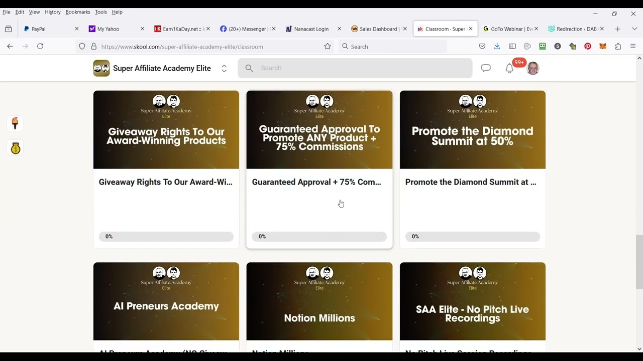 Super Affiliate Academy Elite (SAA Elite) Skool Preview