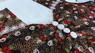 خياطة موديل صدر دشداشة نسائية جميلة جدا - موديلات دشاديش - Blouse Design