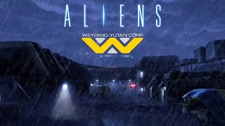 WEYLAND - YUTANI CORP Terraform Colony base |  Dark Ambience |  Rain/Soundscape |  1 HOUR