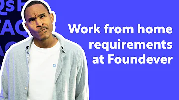 What are Foundever's work from home qualifications?