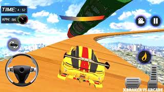 GT Racing Stunts Tuner Car Driving: Yellow GT Car Unlocked - Android GamePlay 2019 screenshot 5