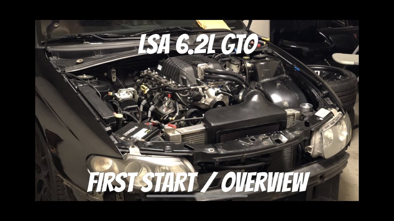 2004 Pontiac GTO LSA Supercharged LS3 FIRST START / OVERVIEW YouTube