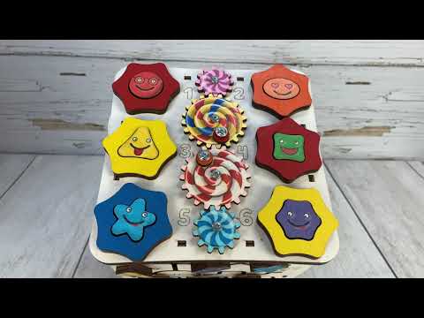 Обзор бизиборда Эвотойс Смайлики на дне рождения. Покупка бизиборда на Бизибордум.