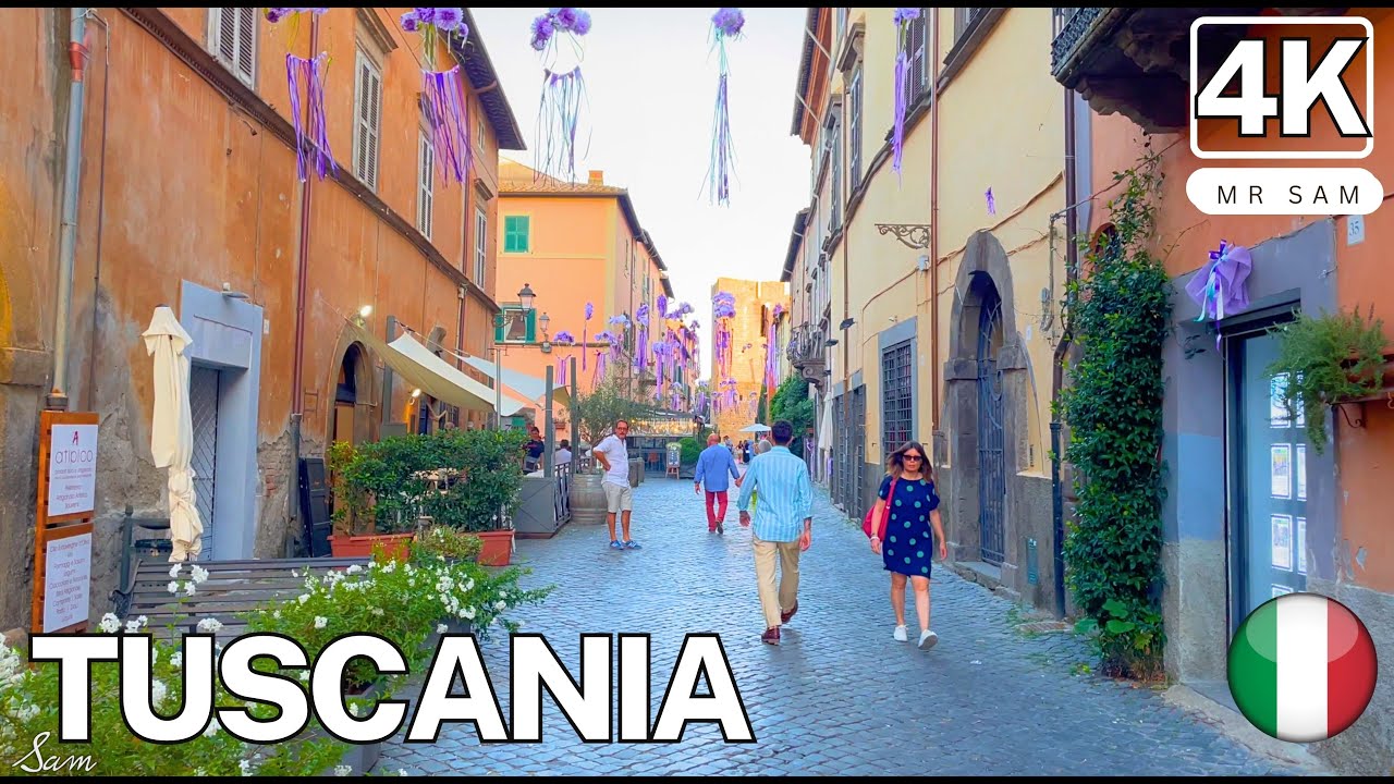 Tuscania, Italy ?? Walking tour 4K | Discover a Charming Italian 