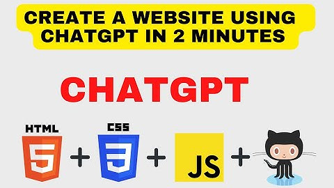 Create a Website in Under 2 Minutes using ChatGPT  || Unleash the Power of ChatGPT