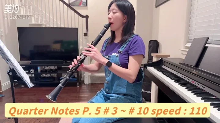 Elementary Method Clarinet page 5 # 3 ~ 10