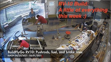 RV-10 Build: 05/01/2021 - Plumbing, fuel, brakes, baggage door, controls!