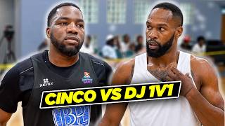 IM NOT DUCKING NOTHING... THESE TWO PRO'S HAD THE WHOLE GYM SHOCKED... | DJ VS CINCO 1V1