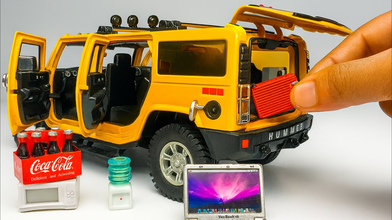1/18 HUMMER H2 Highway 61 SUV Alloy Model Diecast Sound Light and