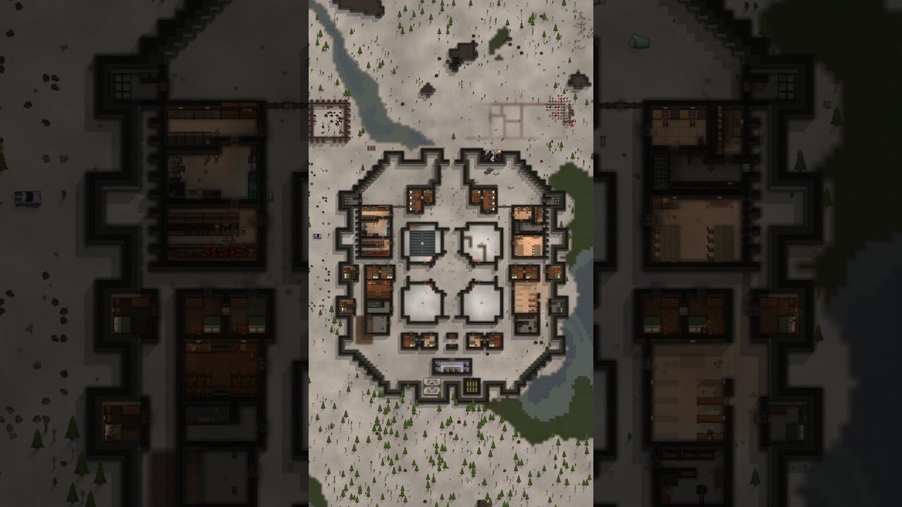 Tundra Refuge - RimWorld timelapse