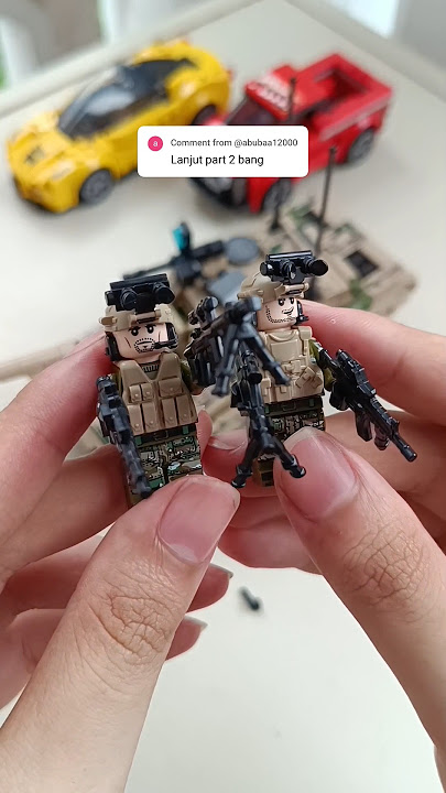 [PART 2] This tank from Sembo Block is so cool, you get two more minifigures too! | #unboxing #lego