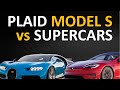 Tesla Model S PLAID vs SUPERCARS: Performance, Practicality + TRACK TIMES