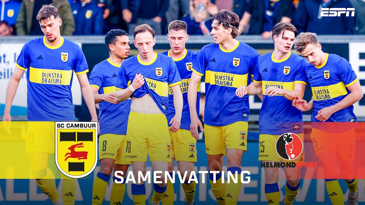 EMOTIONEEL MOMENT in LAATSTE duel in Cambuur Stadion 🏟️ | Samenvatting SC Cambuur - Helmond Sport