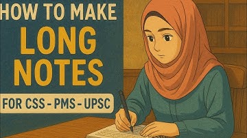 How to make long notes? | CSS | PMS | UPSC | FPSC