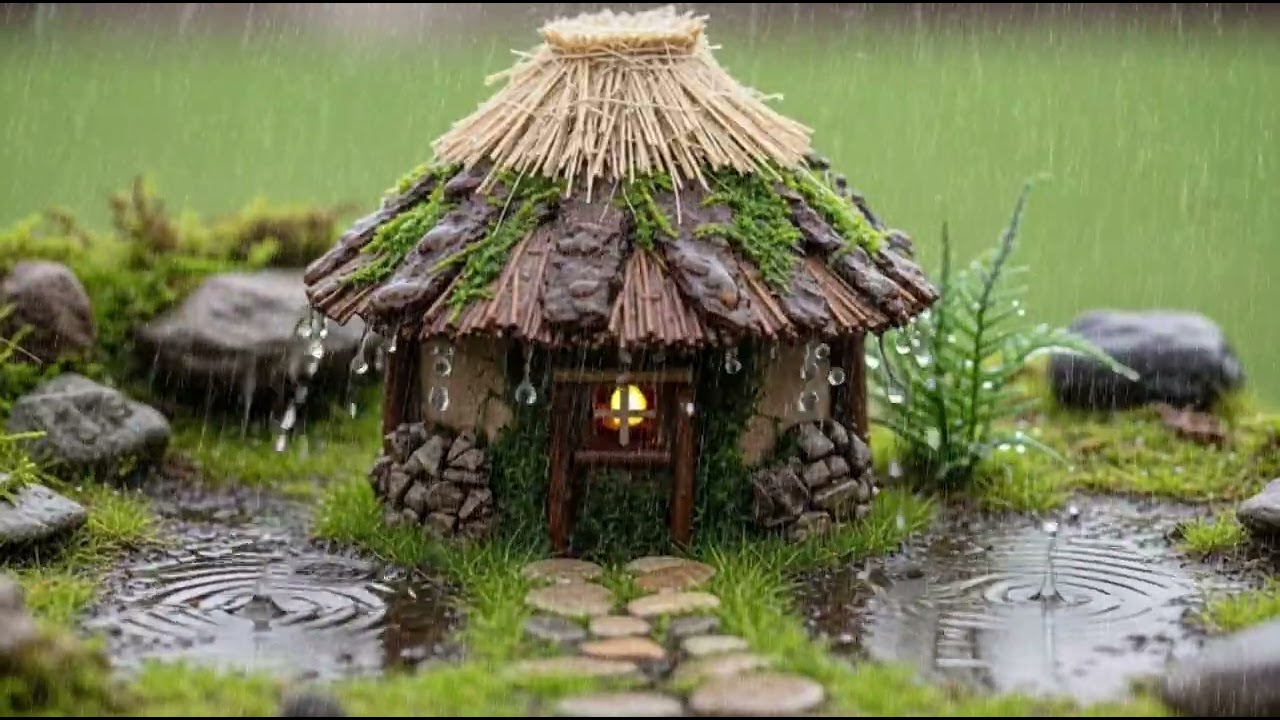 HEAVY RAIN for Sleeping | Deep Sleep with Heavy Rain on Tin Roof Relaxing ASMR Rain Sounds