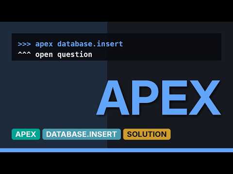 Salesforce: Database.insert(list,false) in apex (2 Solutions!!)
